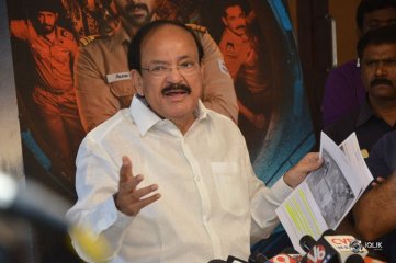 Venkaiah Naidu Watch Ghazi Movie At Prasad Labs